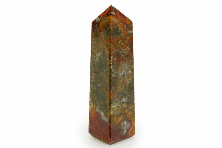 Polished King Cobra Jasper Tower - India #343126